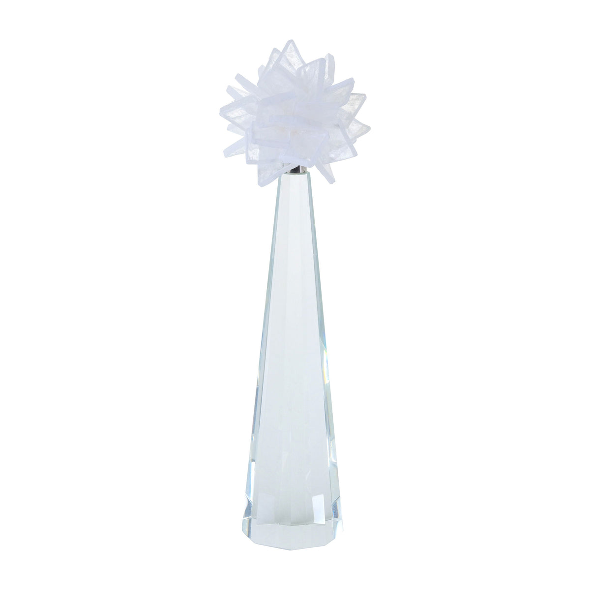 15" Clara Large Crystal Statuary - Clear / Frost