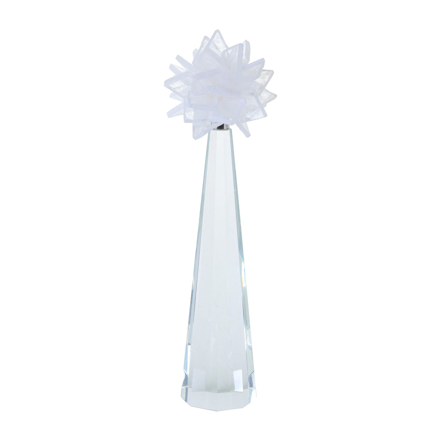 15" Clara Large Crystal Statuary - Clear / Frost