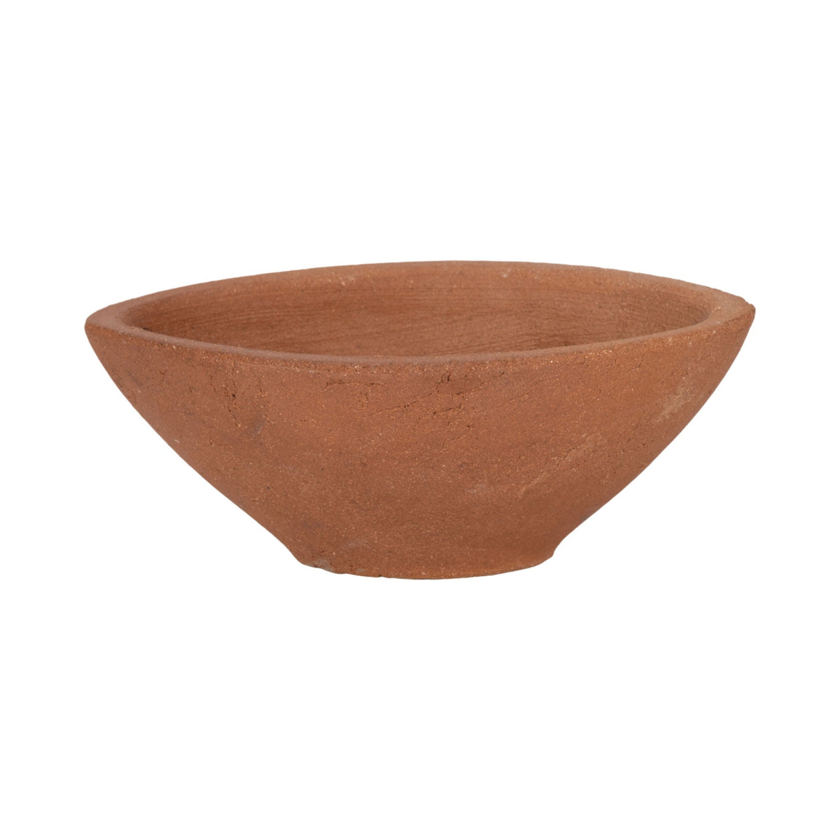 10" Tapered Terracotta Bowl - Natural