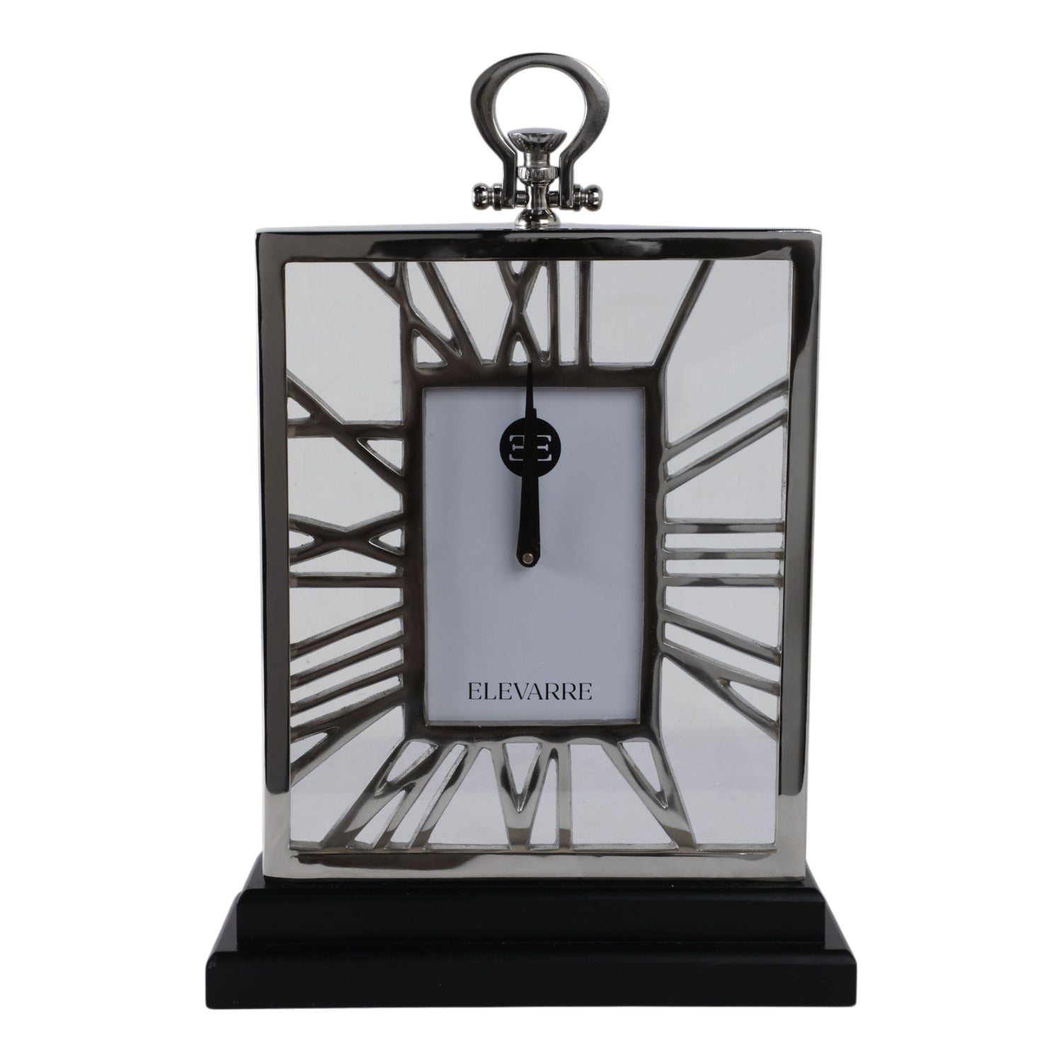 Griffith Aluminum Clock - SIlver