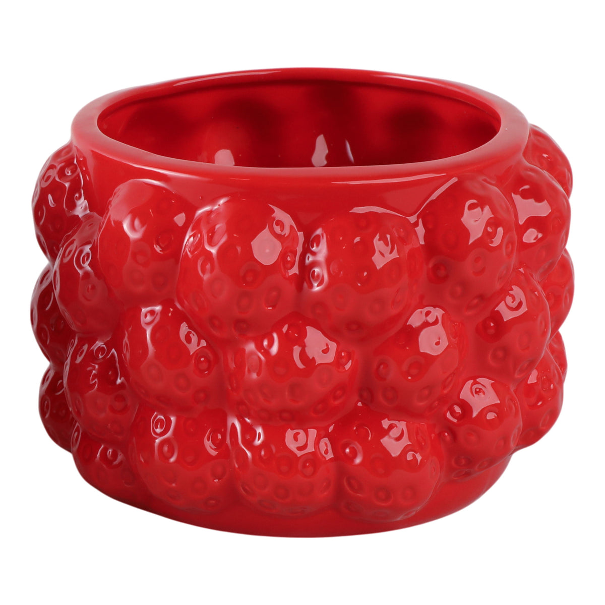 7" Flower Pot - Red