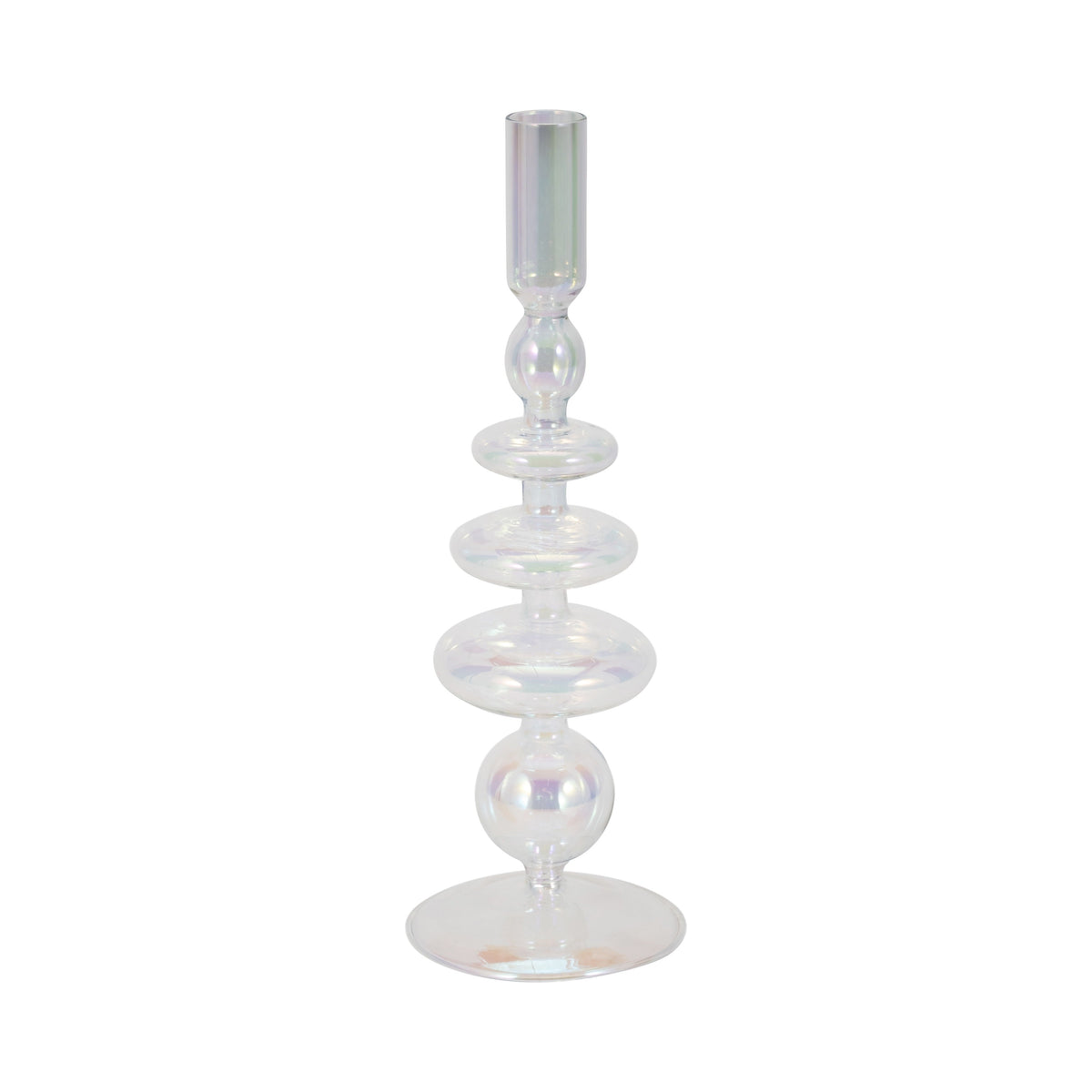 11" Vintage Taper Candle Holder - Luster