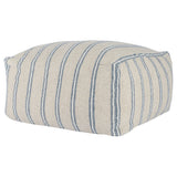 Poufs - Delgada Pouf - Natural / Blue