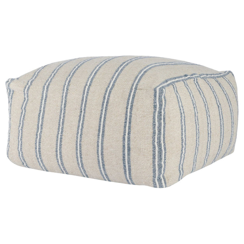 Poufs - Delgada Pouf - Natural / Blue