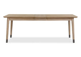 MXNK60 Franklin Extendable White Oak Dining Table In Au Natural