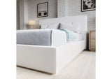 JVHKJ6 One Upholstered Footboard Storage Bed In Pearl