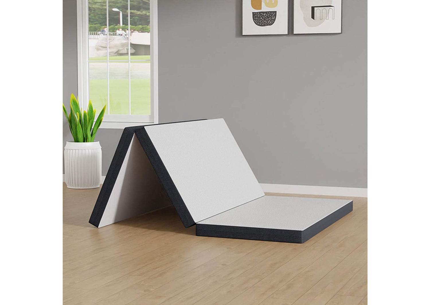 Hollyhock 3" Full Tri-Fold Memory Foam Topper