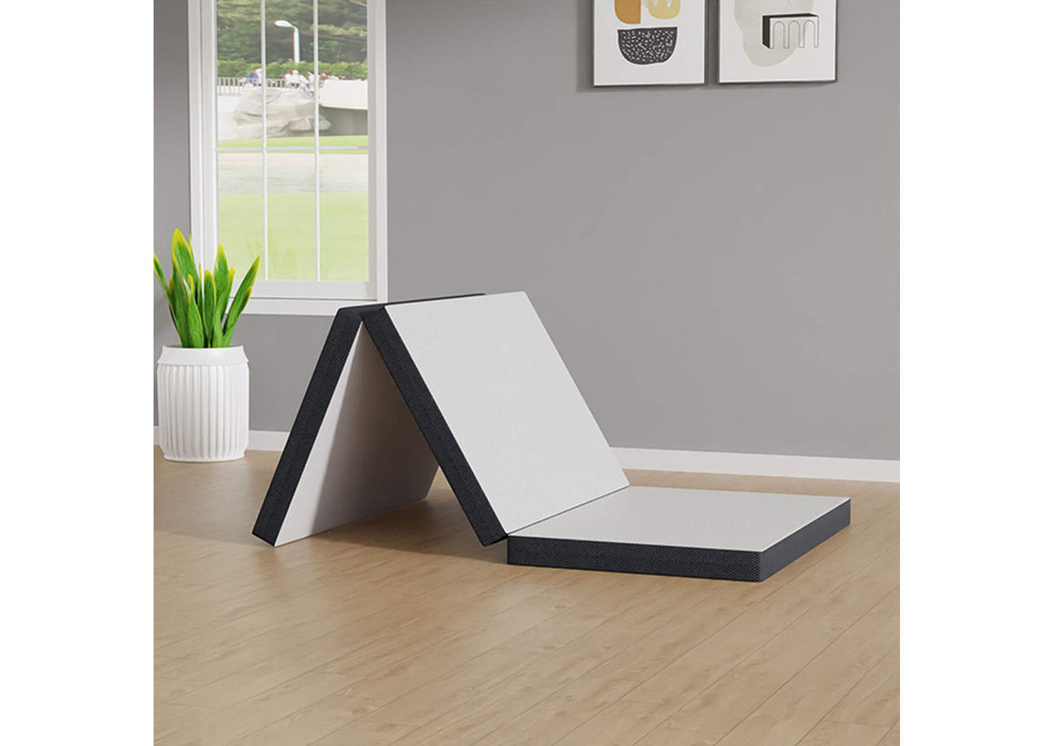Hollyhock 3" Twin XL Tri-Fold Memory Foam Topper