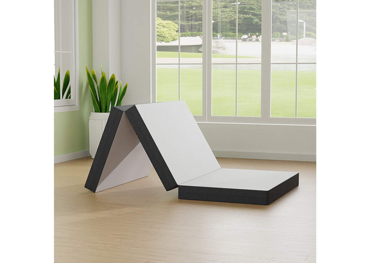 Hollyhock 4" Twin Tri-Fold Memory Foam Topper