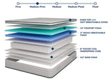 DM2112-F Salvia 12" Full Hybrid Pocket Coil Mattress