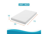 DM530-TXL-EU Artemisia 10" Twin XL Memory Foam Mattress