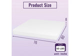 DM808-EK Nasturtium 8" E.King Bamboo Charcoal Infused Memory Foam