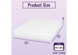 DM808-Q Nasturtium 8" Queen Bamboo Charcoal Infused Memory Foam