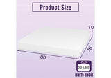 DM810-EK Nasturtium 10" E.King Bamboo Charcoal Infused Memory Foam