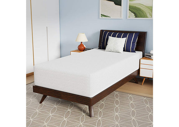 DM812-T Nasturtium 12" Twin Bamboo Charcoal Infused Memory Foam