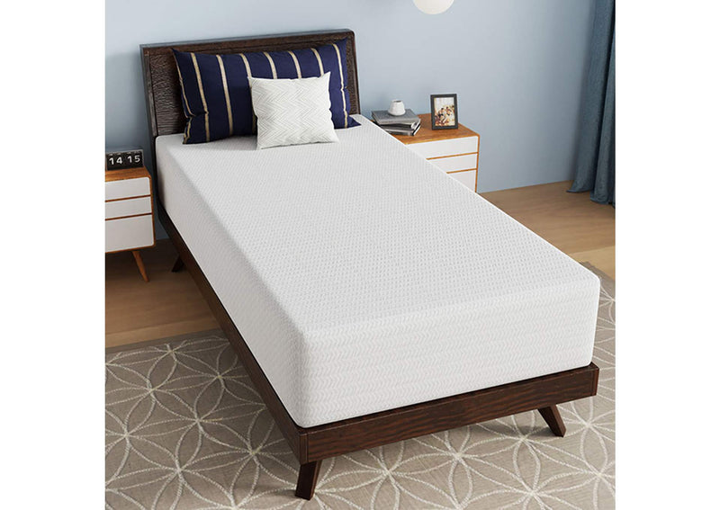 DM812-T Nasturtium 12" Twin Bamboo Charcoal Infused Memory Foam