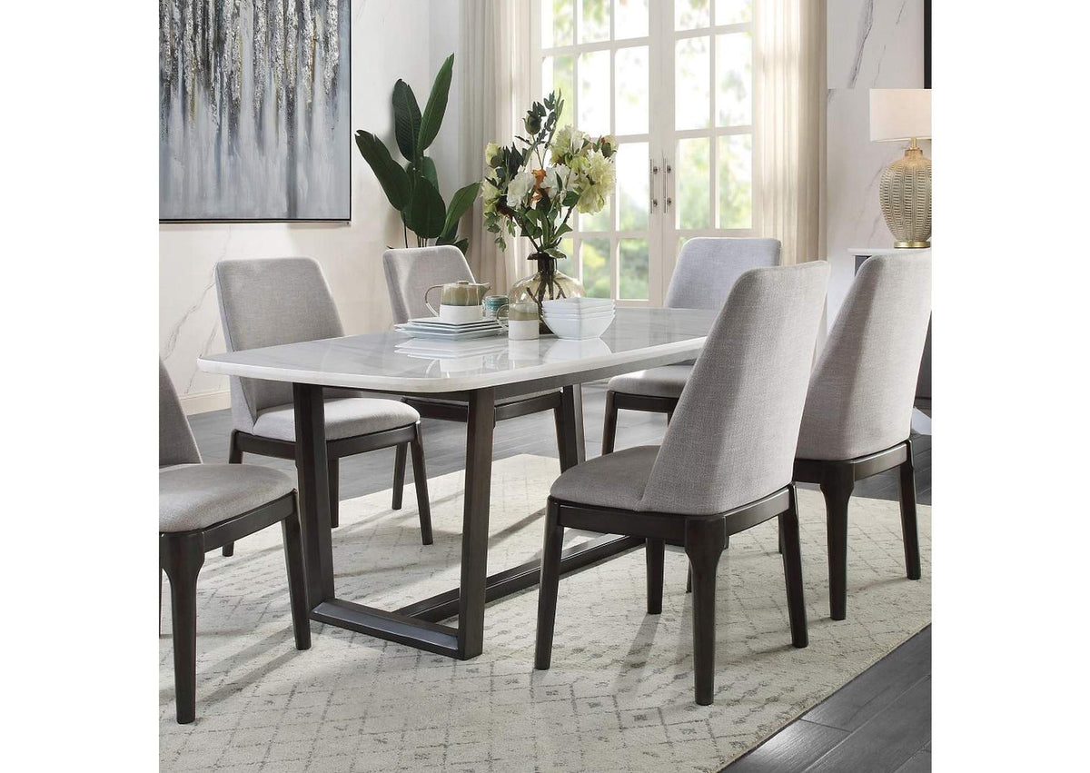 DN00059 Madan Dining Table with Marble Top