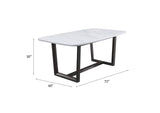 DN00059 Madan Dining Table with Marble Top