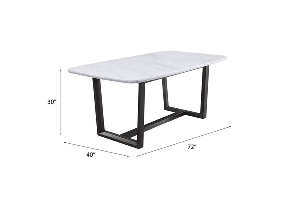 DN00059 Madan Dining Table with Marble Top