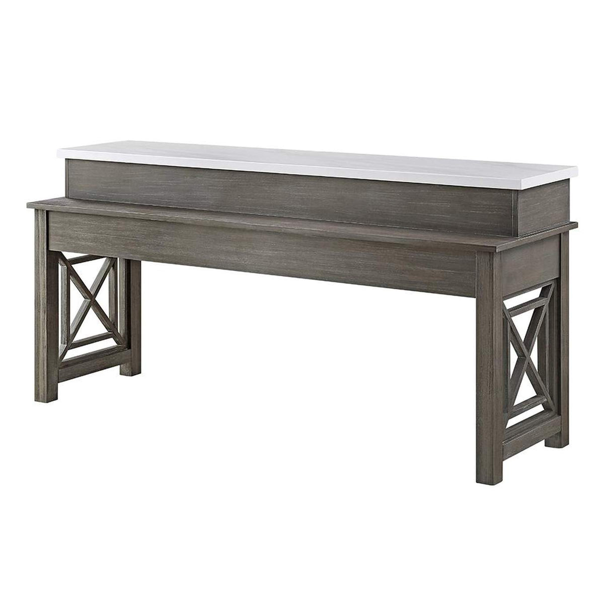 DN00088 Wandella 4Pc Pack Counter Height Table Set with USB