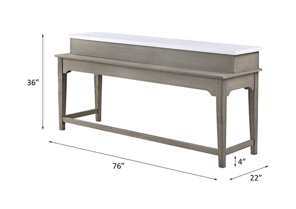 DN00089 Wandella 4Pc Pack Counter Height Table Set with USB