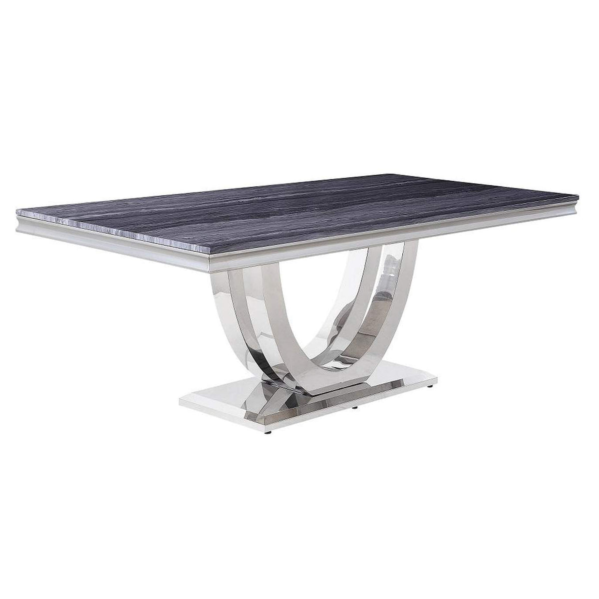 DN00221 Cambrie Dining Table with Engineered Stone Top