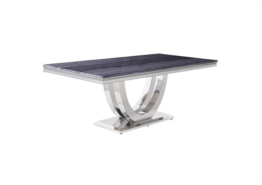 DN00221 Cambrie Dining Table with Engineered Stone Top