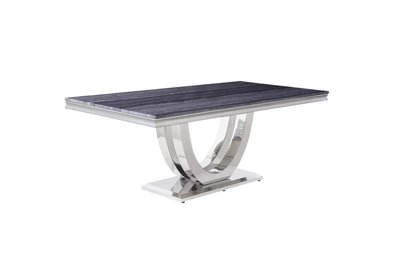 DN00221 Cambrie Dining Table with Engineered Stone Top