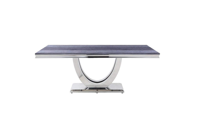 DN00221 Cambrie Dining Table with Engineered Stone Top