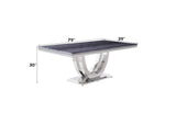 DN00221 Cambrie Dining Table with Engineered Stone Top