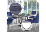DN00221 Cambrie Dining Table with Engineered Stone Top