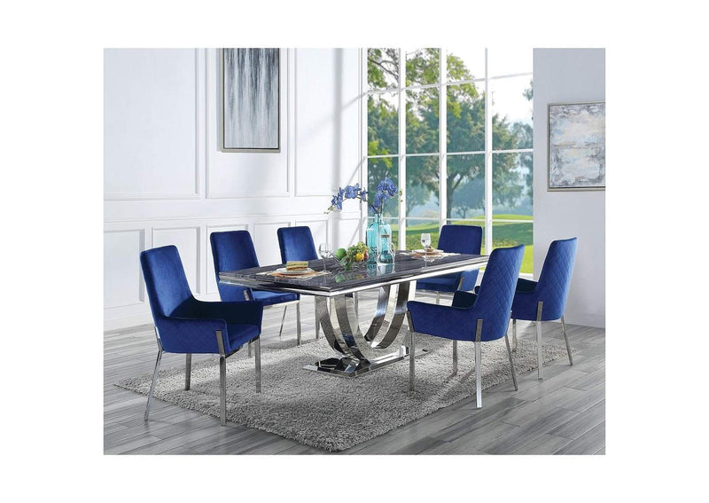 DN00221 Cambrie Dining Table with Engineered Stone Top
