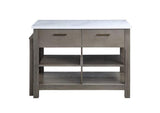 DN00307 Feivel Kitchen Island with Pull Out Table