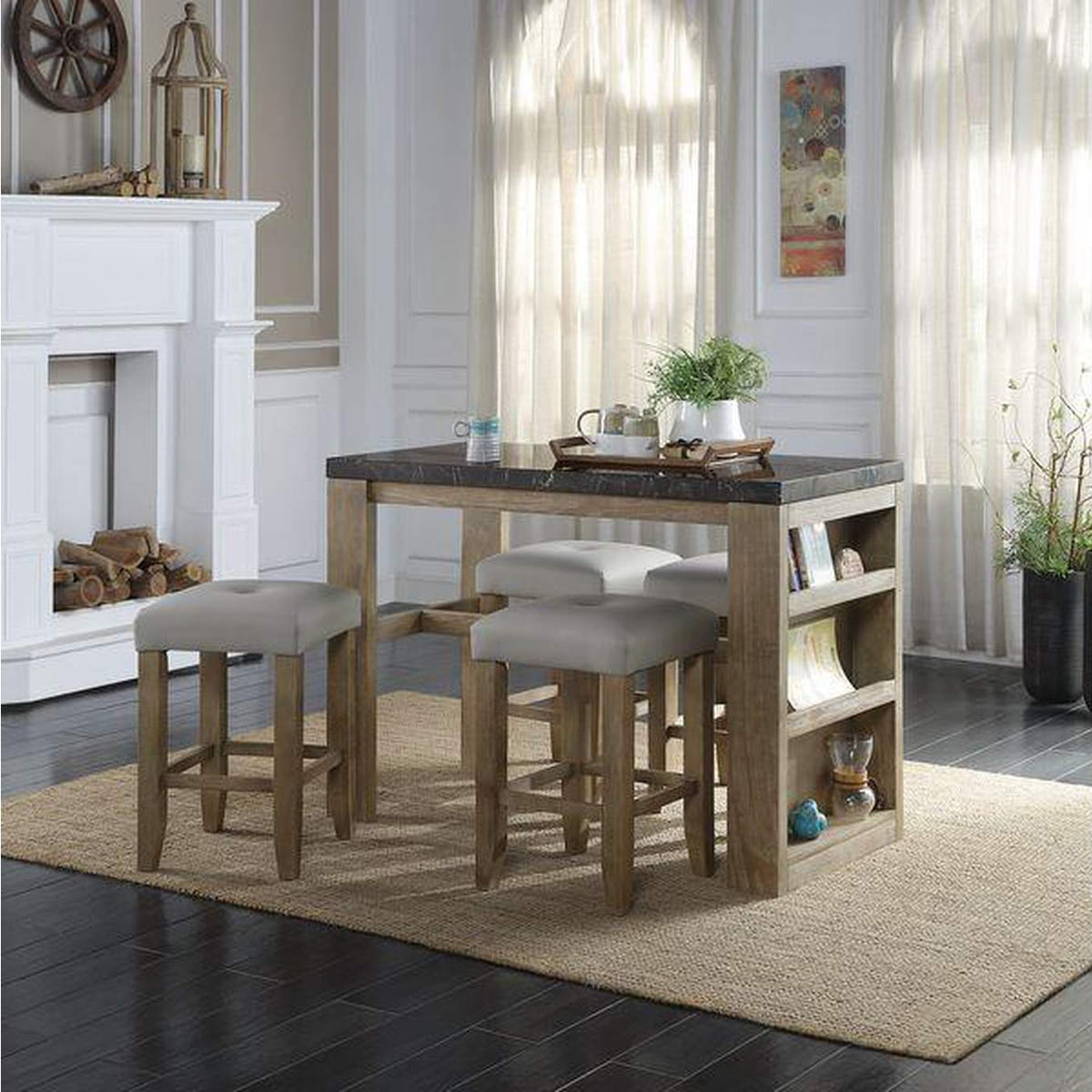 DN00552 Charnell Counter Height Stool - Set of 2