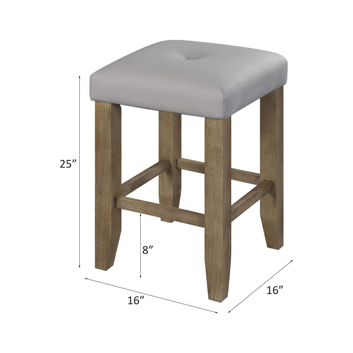DN00552 Charnell Counter Height Stool - Set of 2