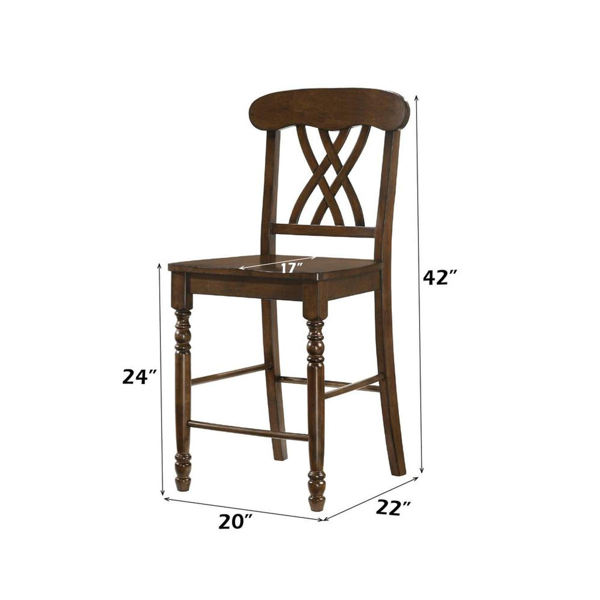 DN00623 Dylan Counter Height Chair - Set of 2