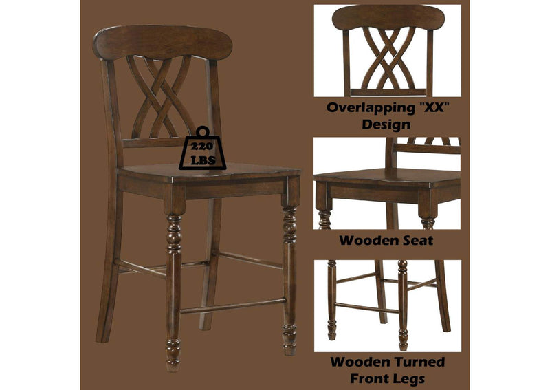 DN00623 Dylan Counter Height Chair - Set of 2