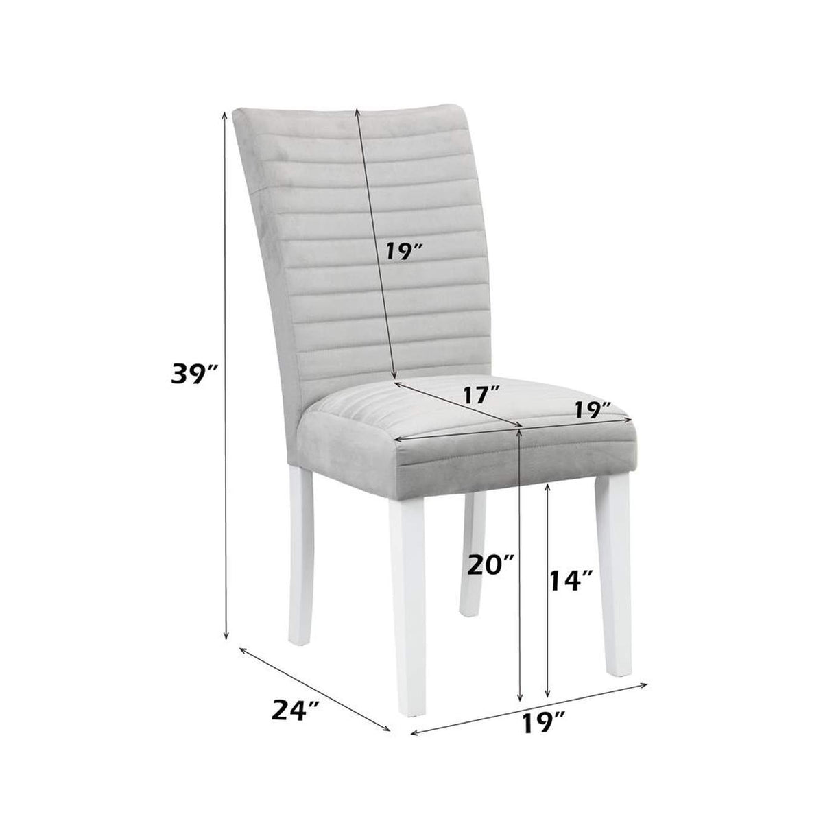 DN00815 Elizaveta Side Chair - Set of 2
