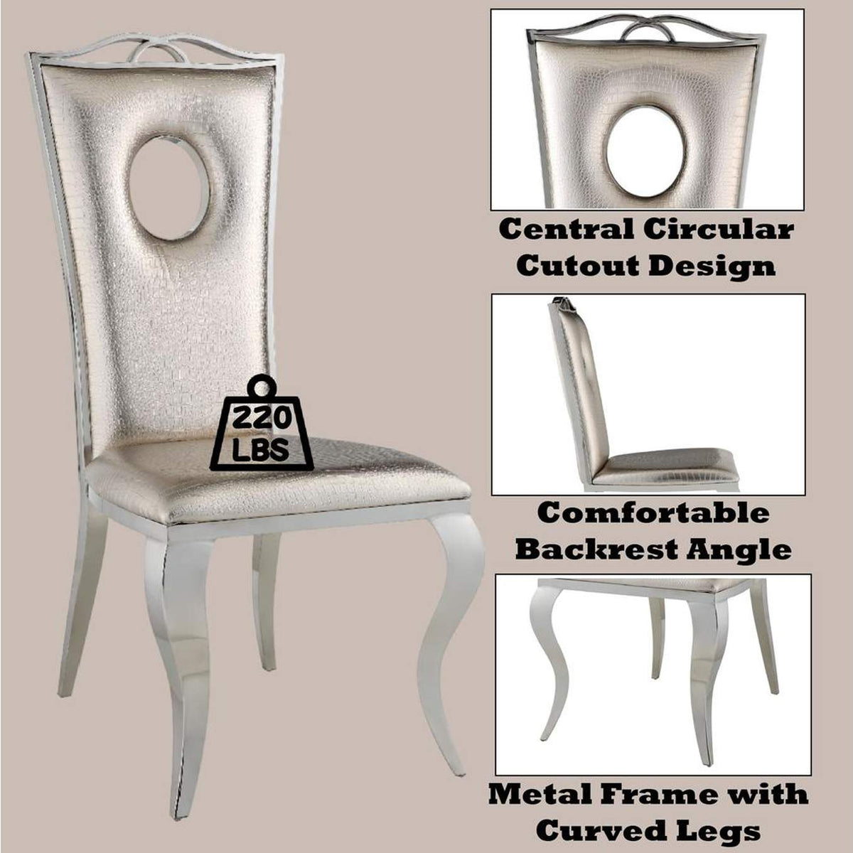 DN00925 Cyrene Side Chair - Set of 2
