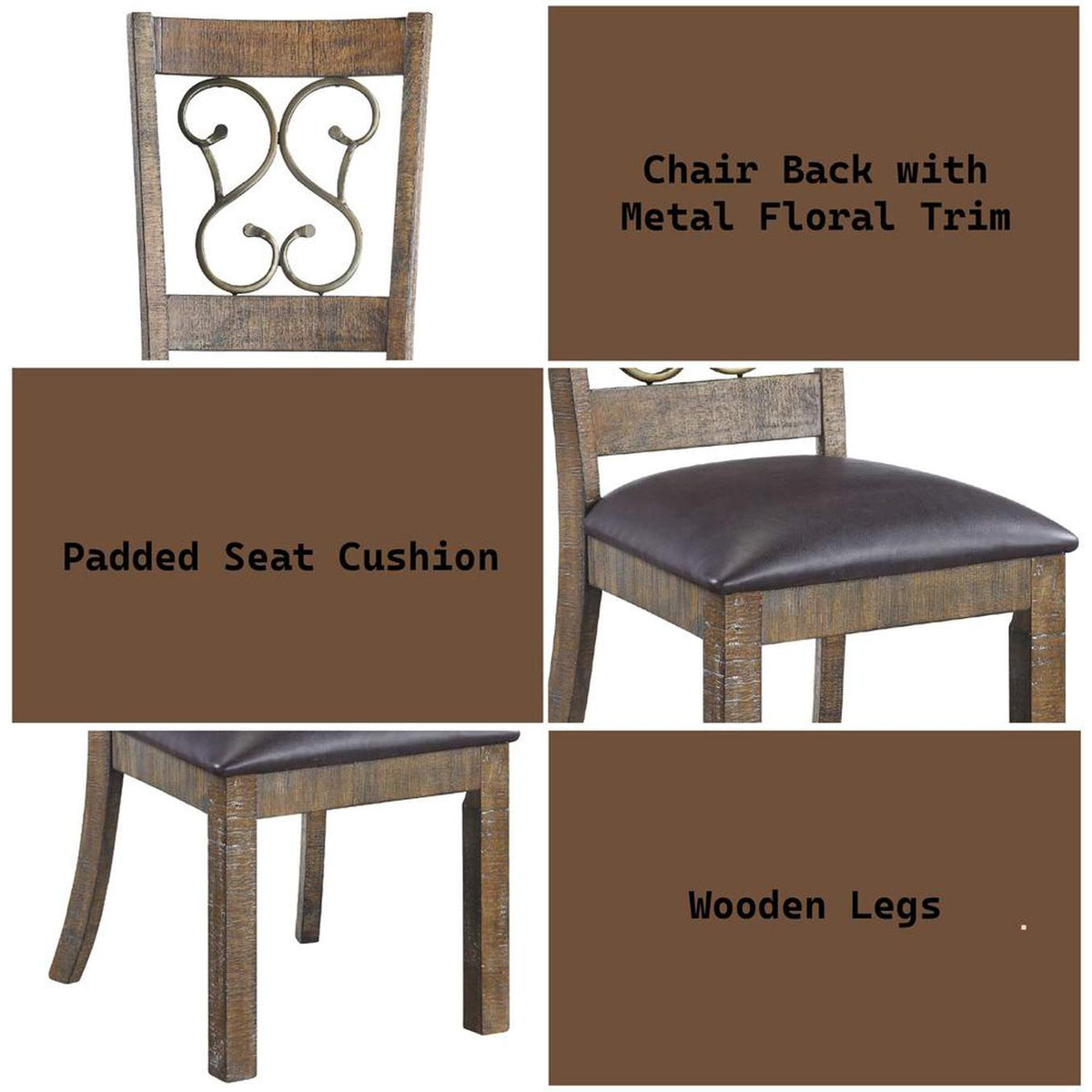 DN00981 Raphaela Side Chair - Set of 2