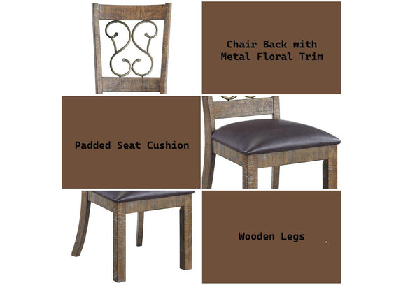 DN00981 Raphaela Side Chair - Set of 2
