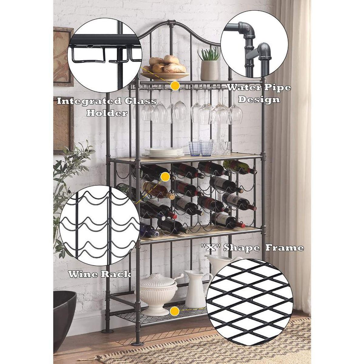 DN01060 Edina Wine Rack
