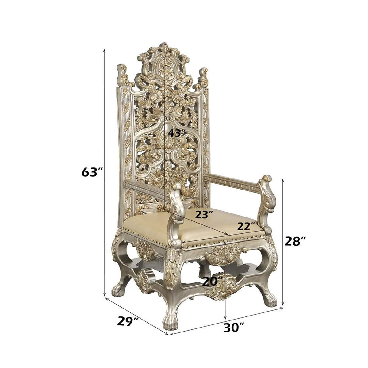DN01199 Danae Arm Chair - Set of 2