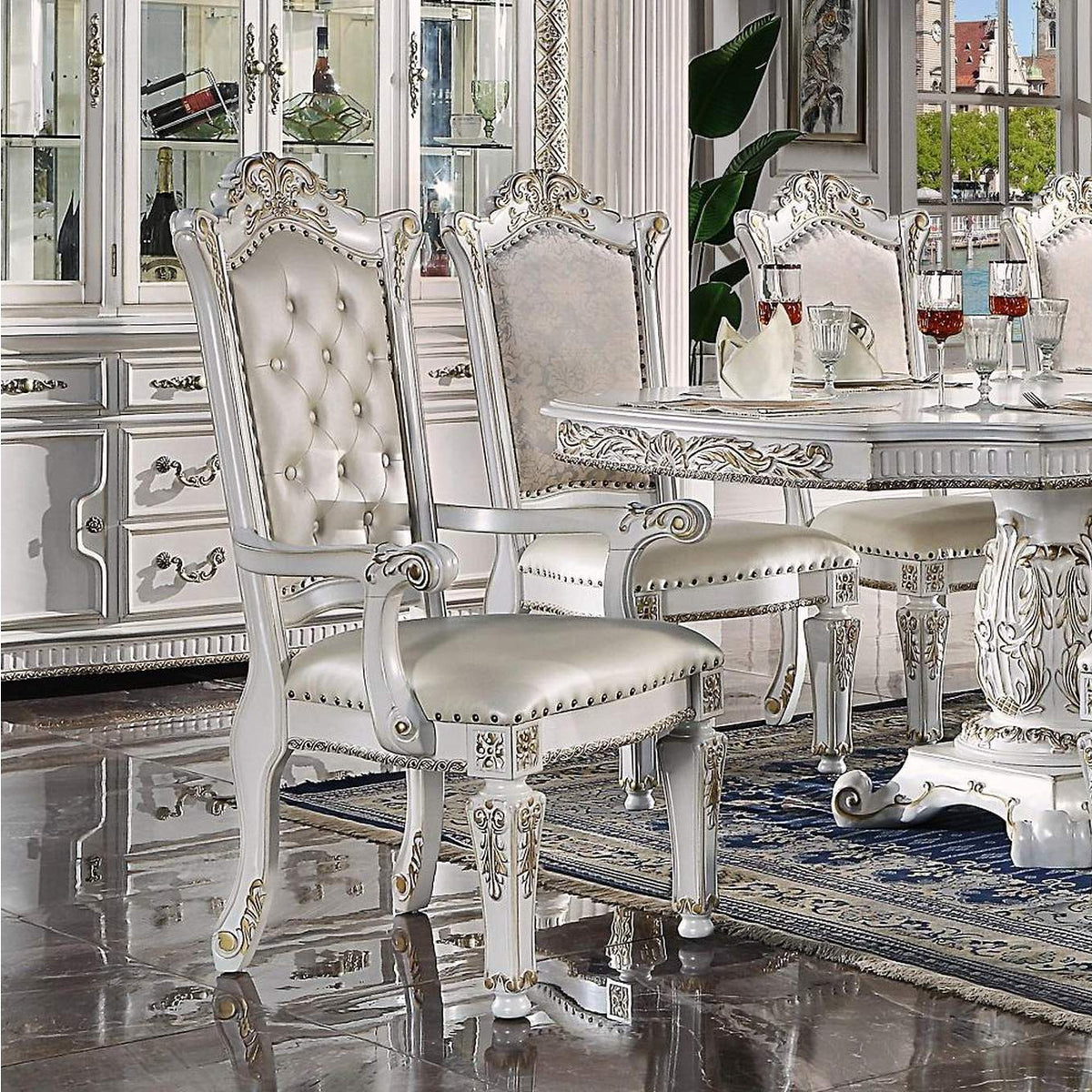 DN01349 Vendome Arm Chair - Set of 2