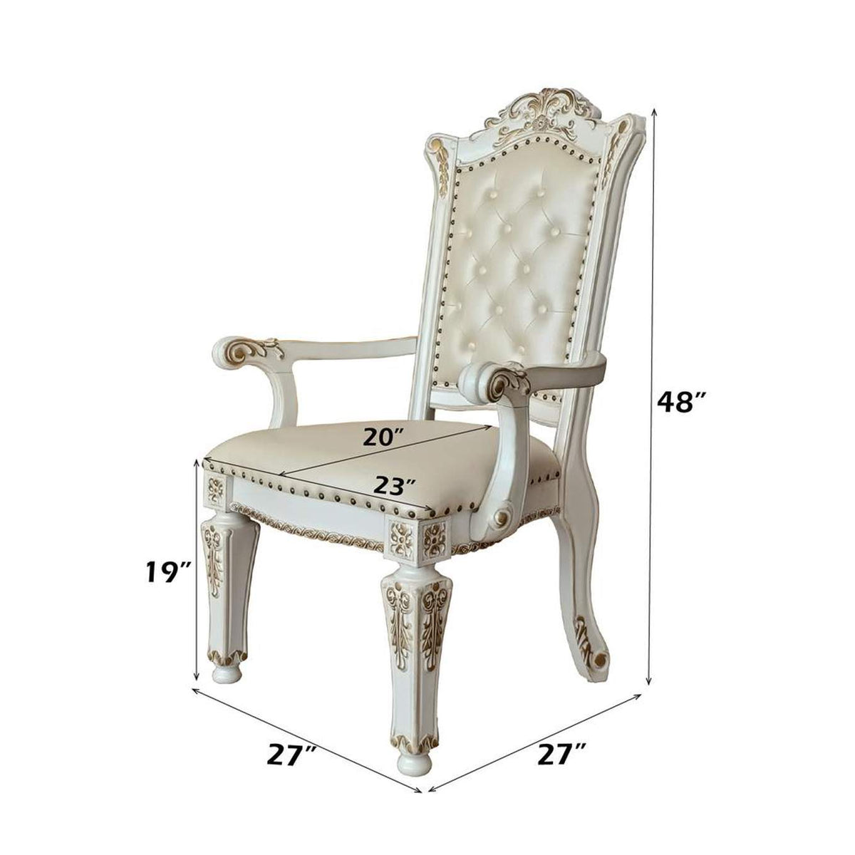 DN01349 Vendome Arm Chair - Set of 2