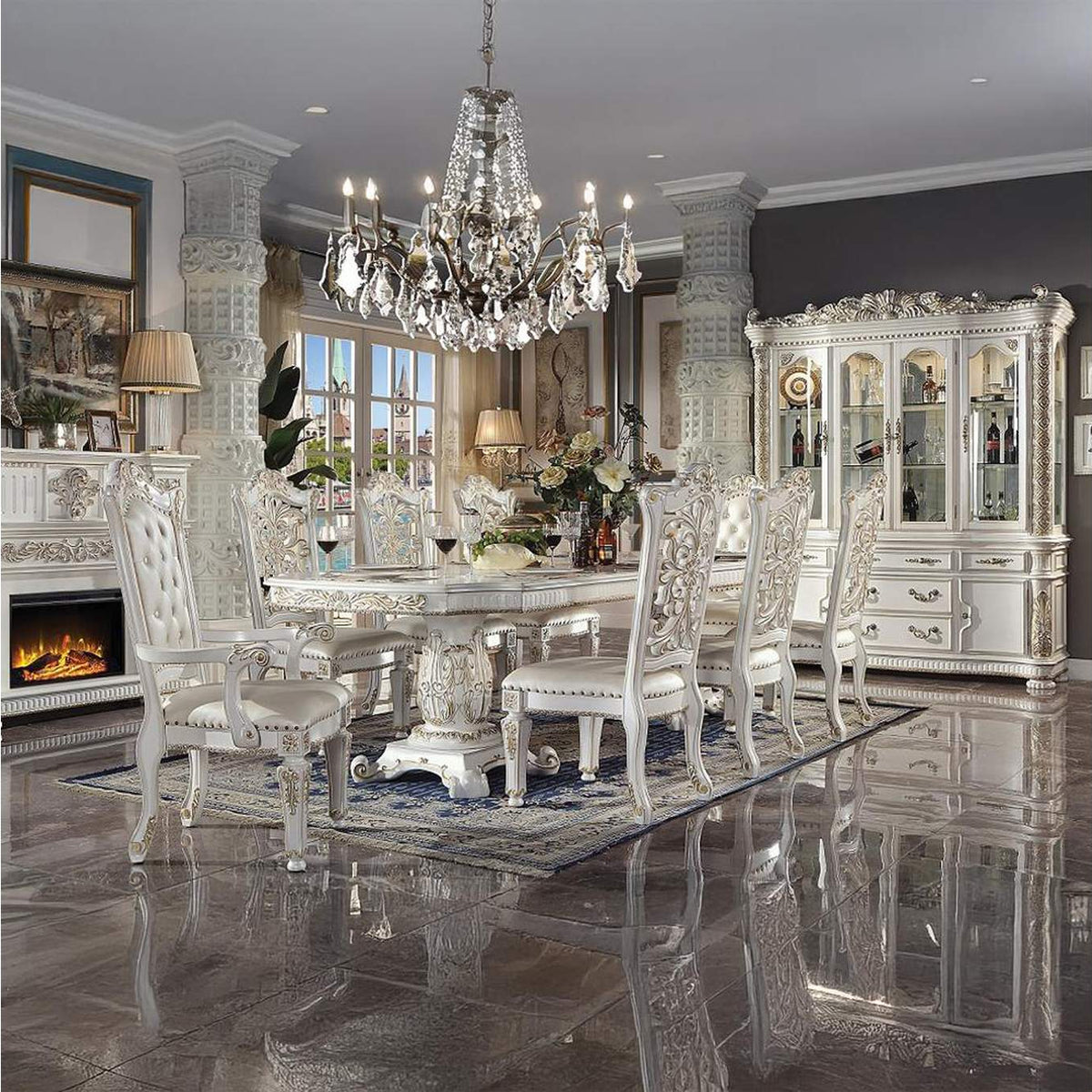 DN01349 Vendome Arm Chair - Set of 2