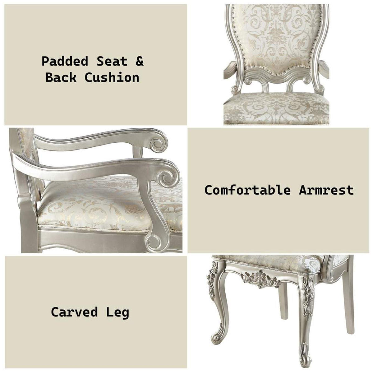 DN01370 Bently Arm Chair - Set of 2