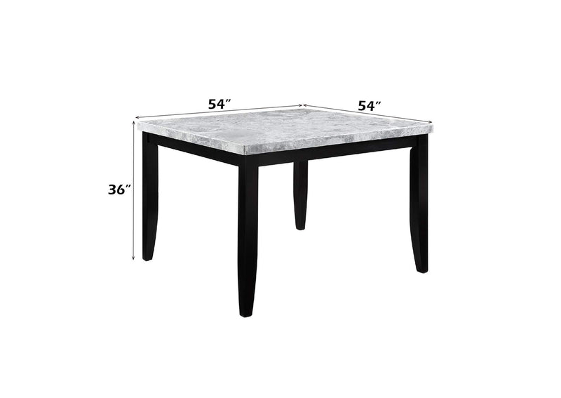 DN01444 Hussein Counter Height Table with Marble Top