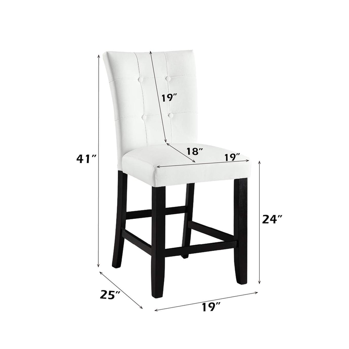 DN01445 Hussein Counter Height Chair - Set of 2