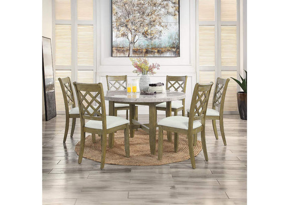 DN01449 Karsen Dining Table with Marble Top
